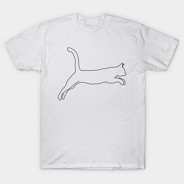 Cat Fly T-Shirt by Vanilla Susu